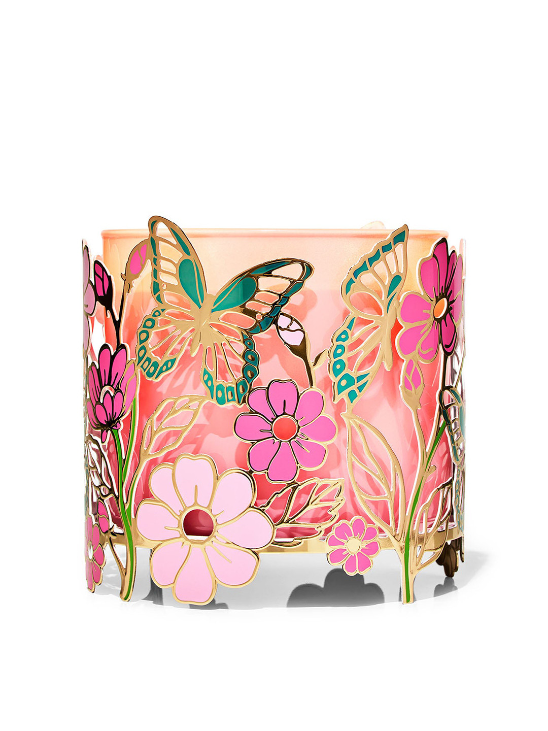 Bath & Body Works Butterflies In The Garden 3-Wick Candle Holder