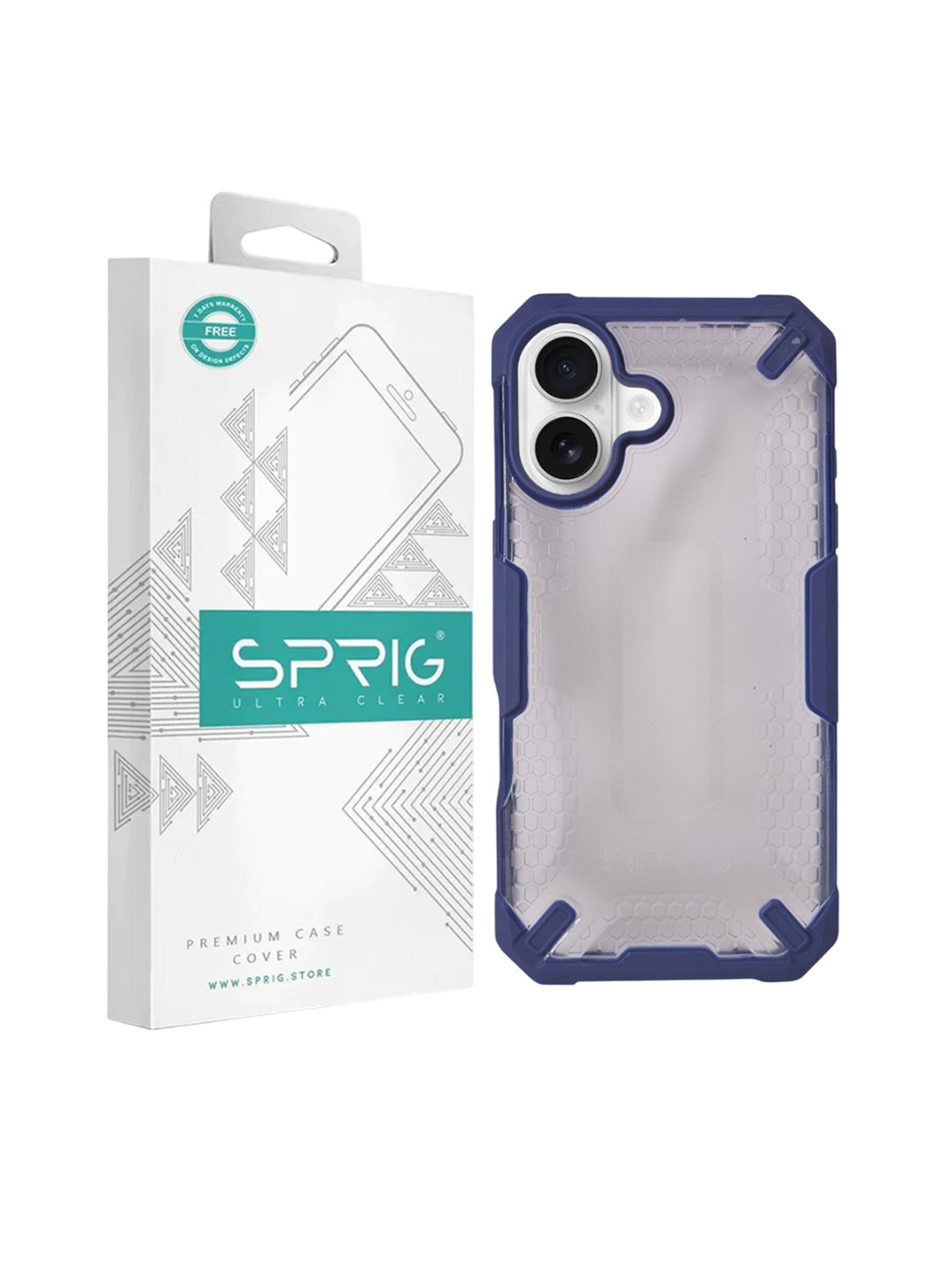 SPRIG iPhone 16 Plus Armor Plan Back Cover