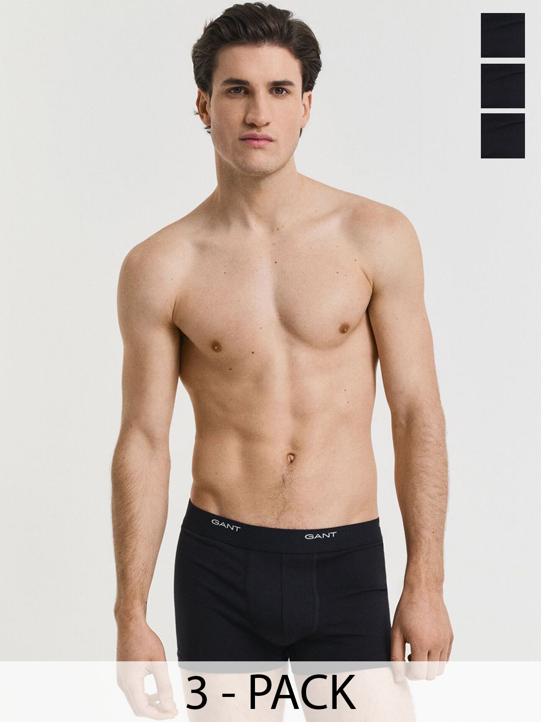 GANT Pack Of 3 Mid-Rise Breathable Short Trunks GMW25-009000033335