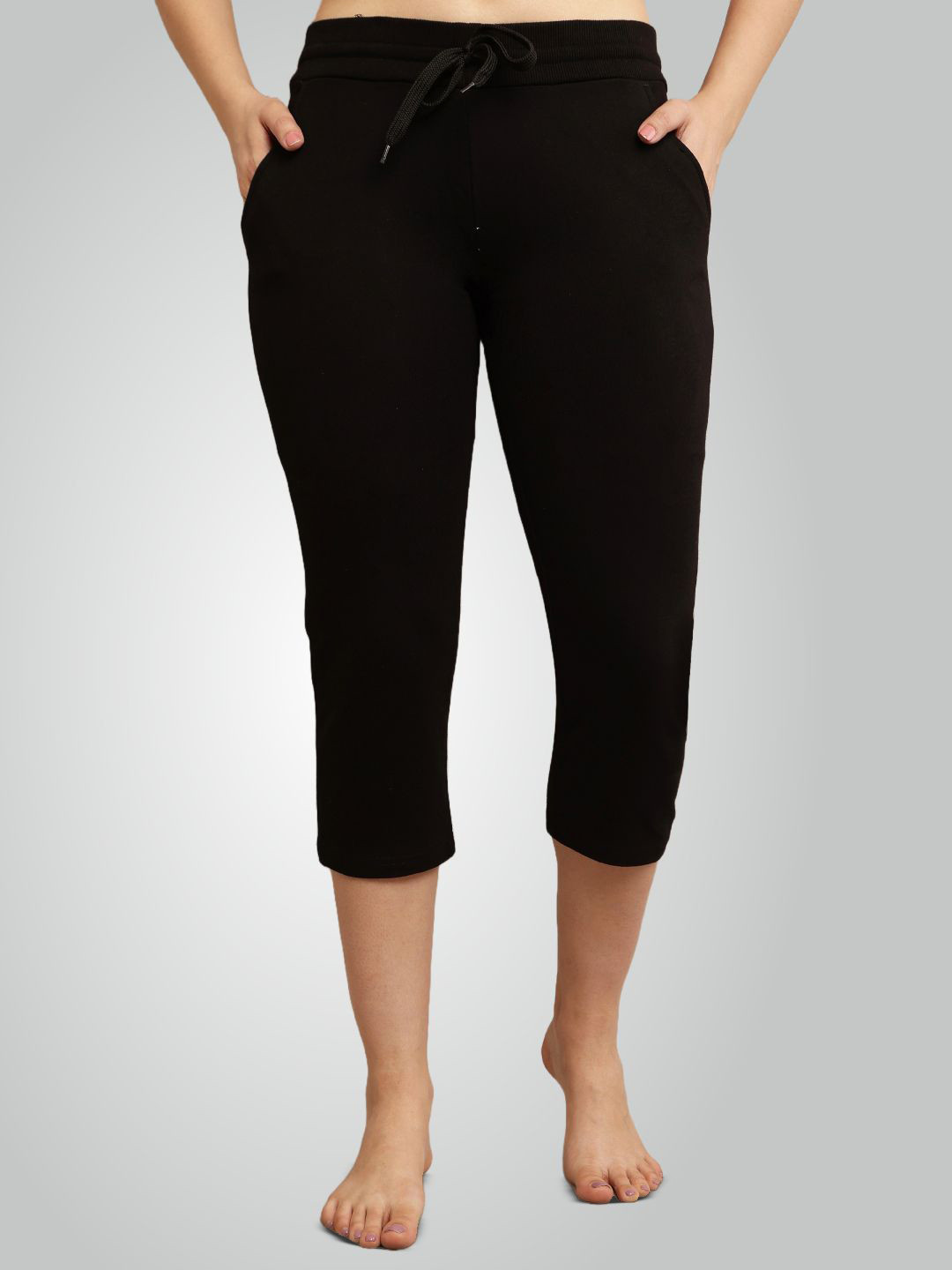Detra Women Stretchable Cotton Lounge Capris
