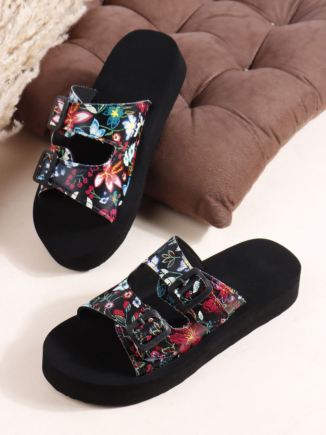 SIRDENILL Women Printed Sliders