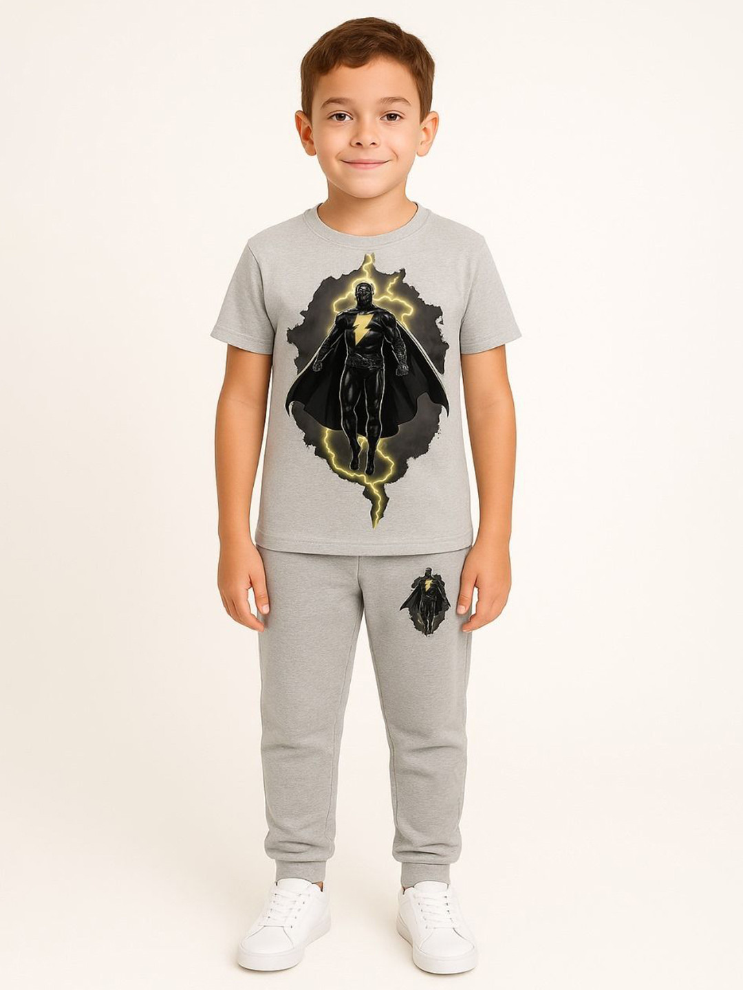 PARYAG Boys Printed Round Neck T-shirt