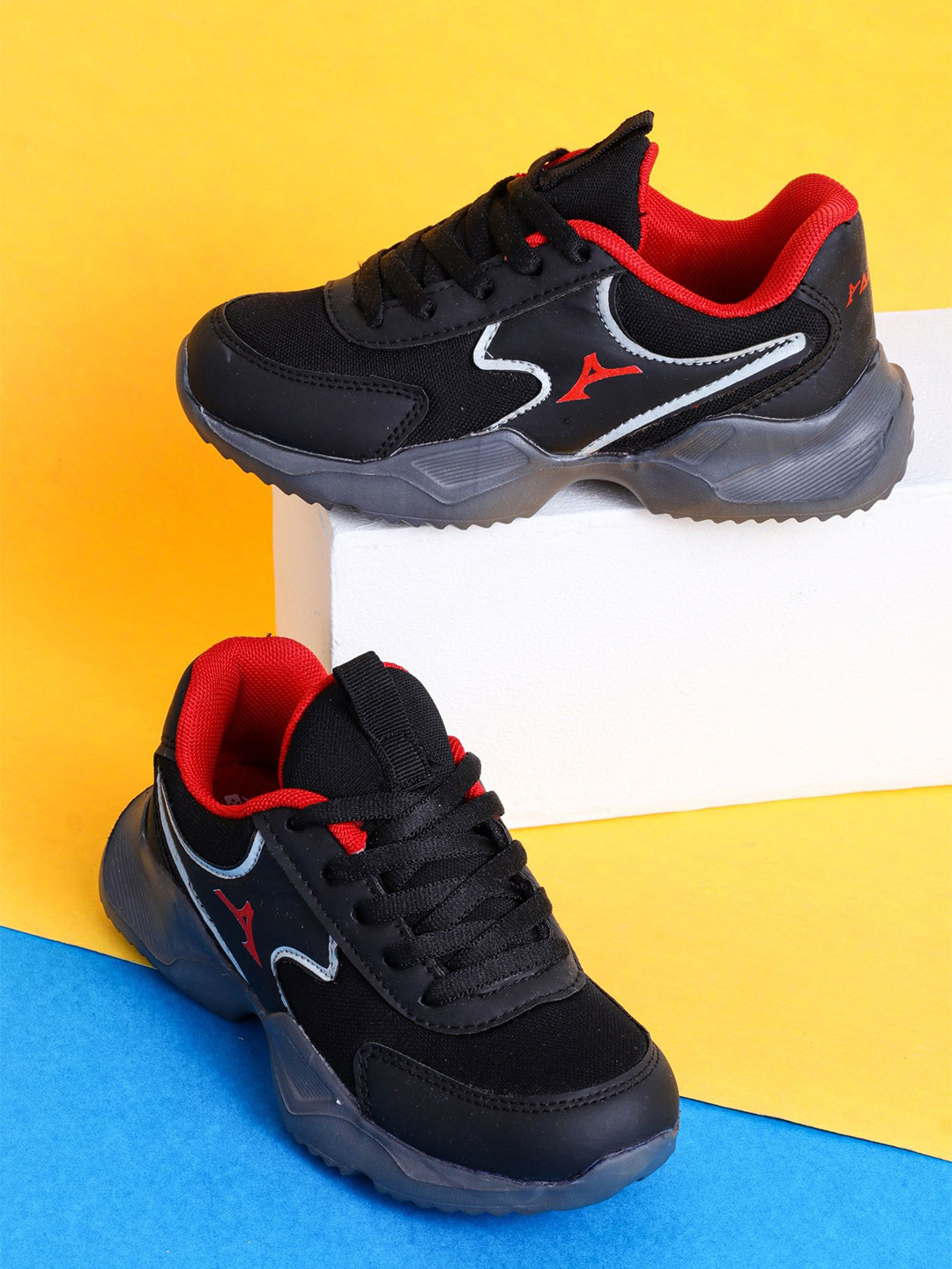 Buy ABROS Boys Mesh Running Non Marking Shoes Sports Shoes for