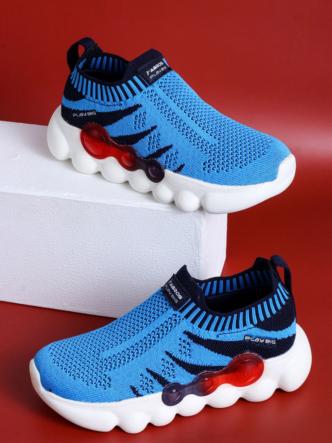 ABROS Boys Mesh Slip-On Non-Marking Sports Shoes