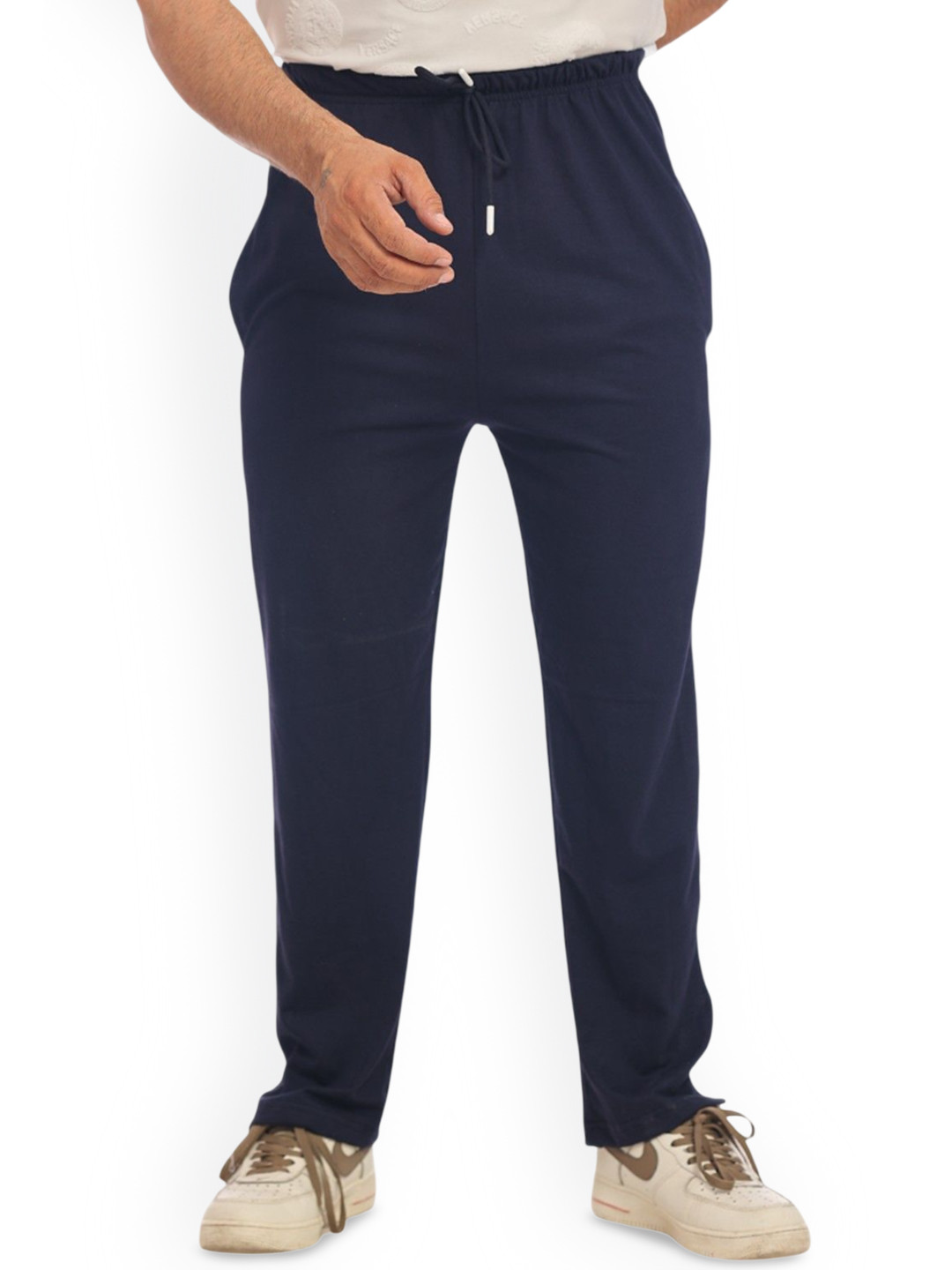 SKYBEN Men Cotton Regular-Fit Track Pants