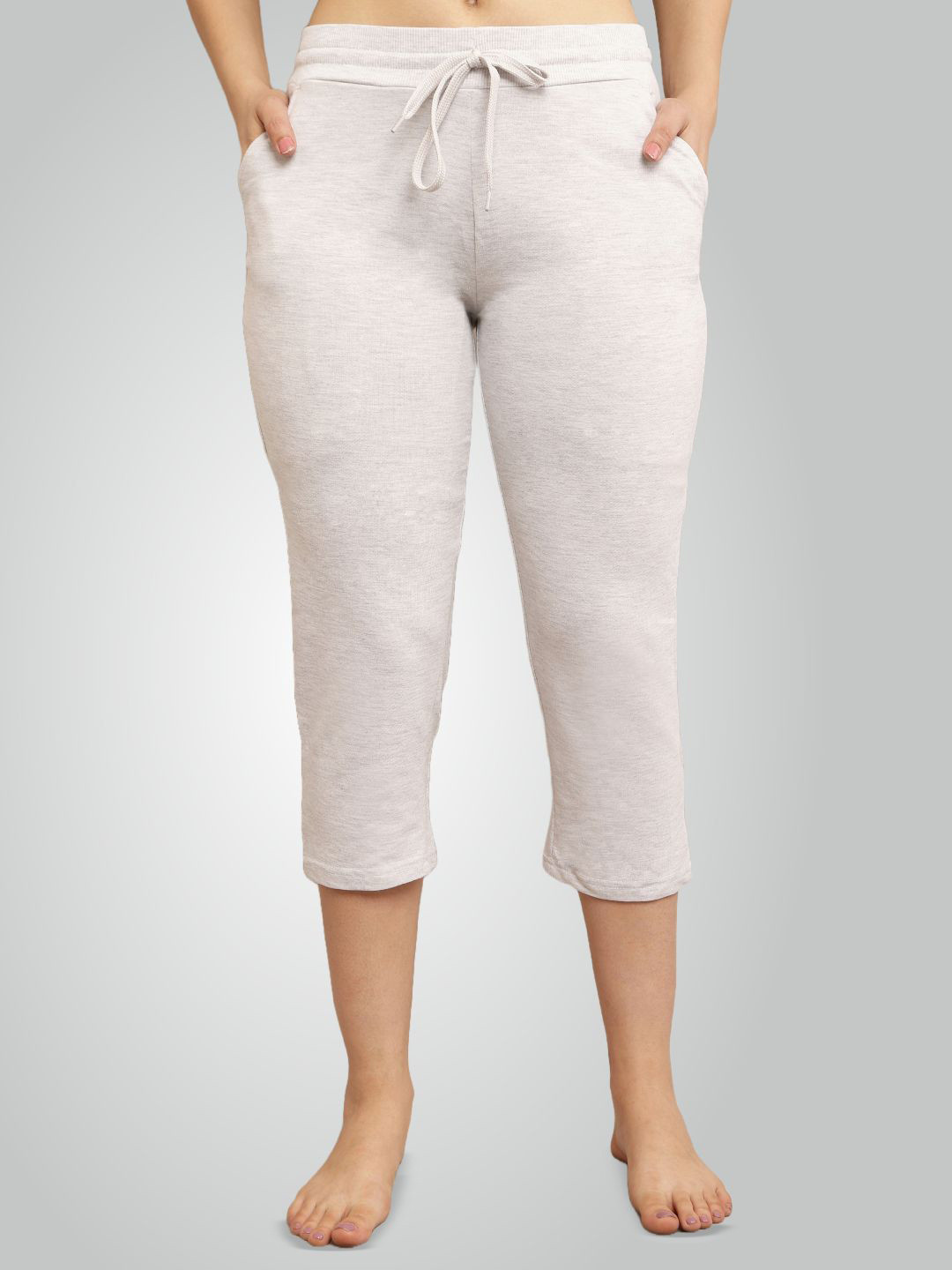 Detra Women Stretchable Cotton Lounge Capris