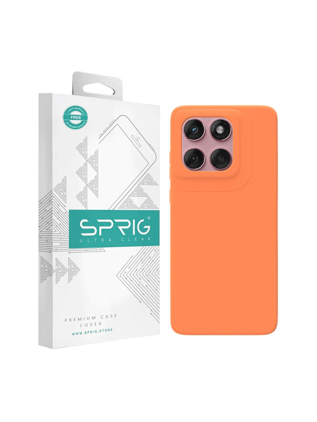 SPRIG Moto Edge 60 Fusion Liquid Silicone Back Cover