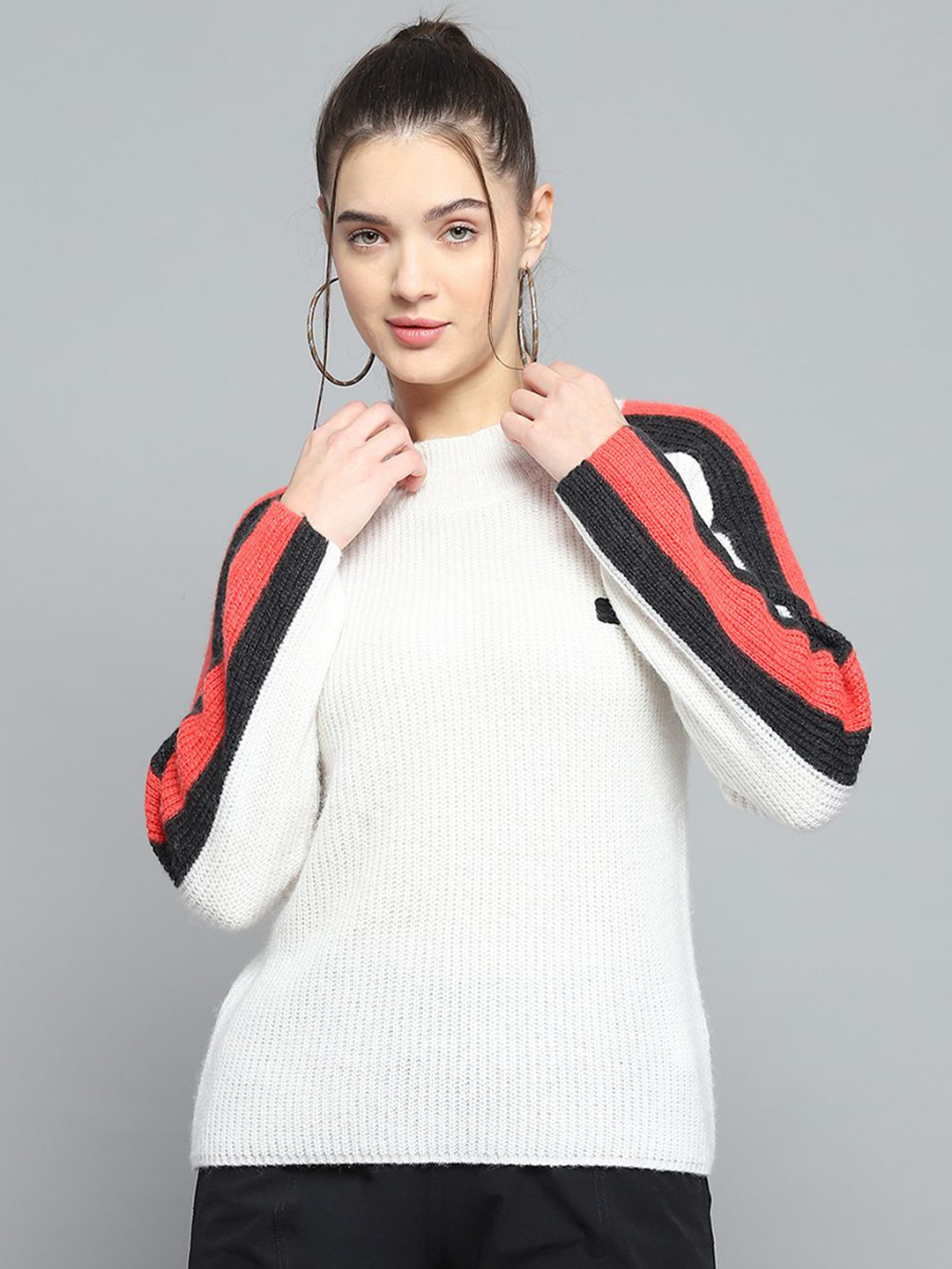 rock.it Women Round Neck Woollen Pullover Sweaters
