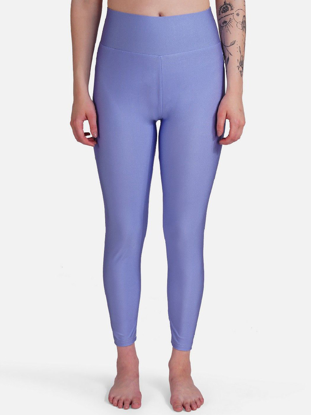 TOMKOT Ankle Length Gym Shinny Tights