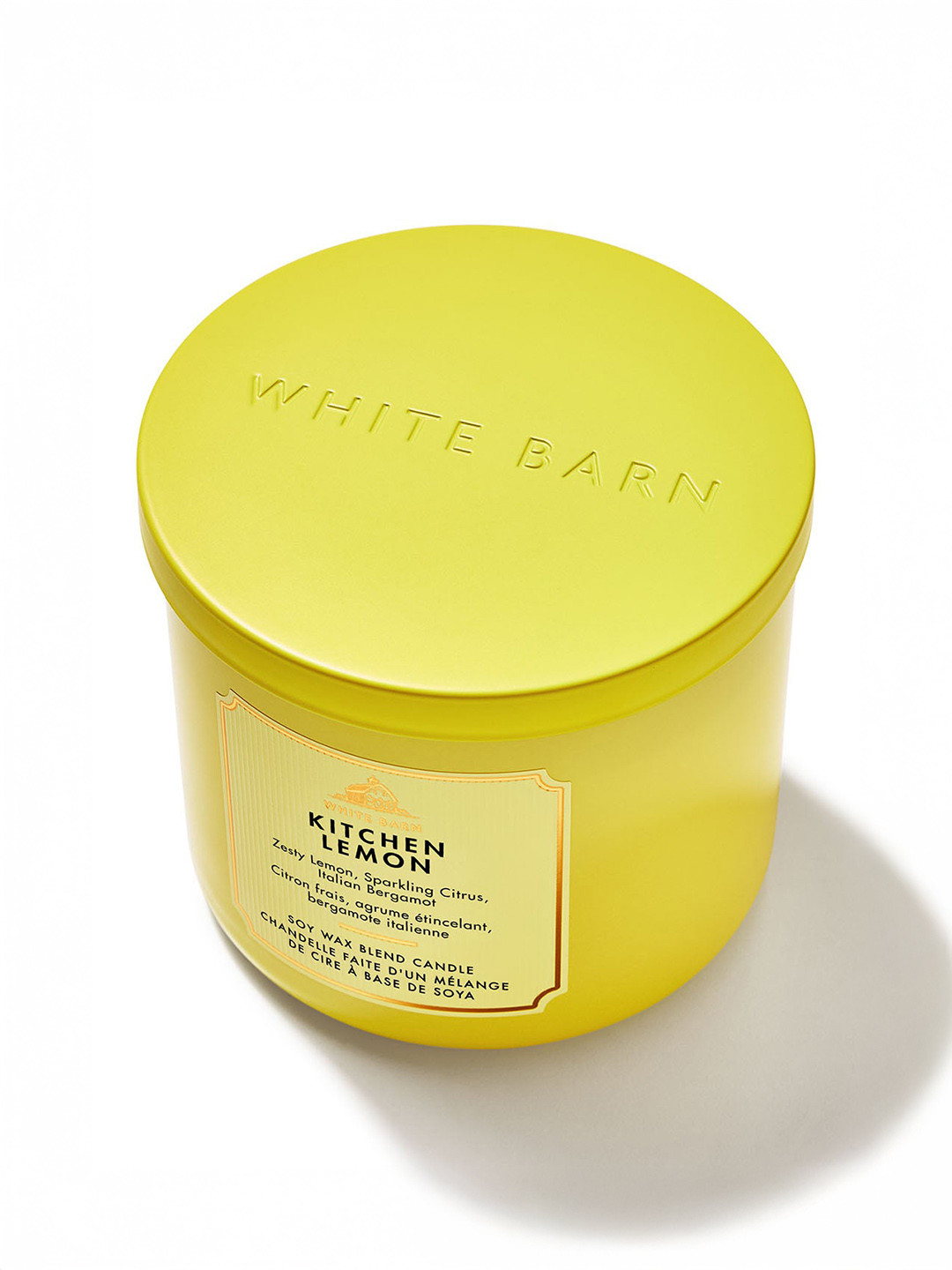 Bath & Body Works Kitchen Lemon 3-Wick Scented Candle - 411g