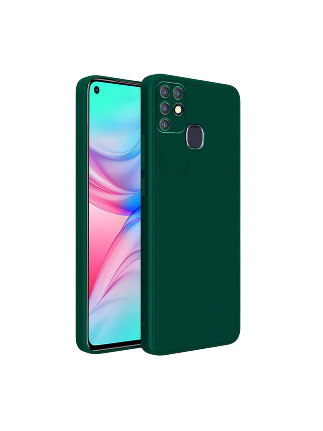 LIRAMARK  Infinix Hot 10  Silicone Soft Back Cover Case