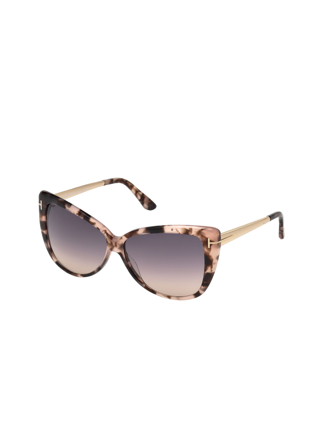 Tom Ford Women UV Protected Cateye Sunglasses FT0512 59 55B
