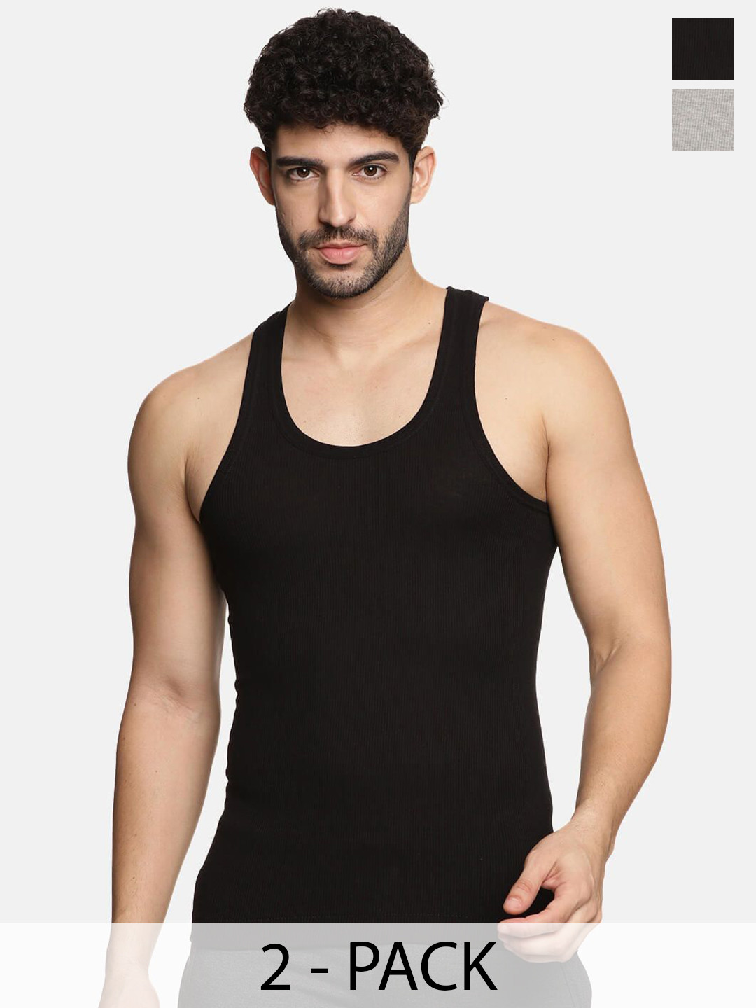 Lux Champion Pack Of 2 Cotton Undershirt Vests Lux-Champion-Derby-BG