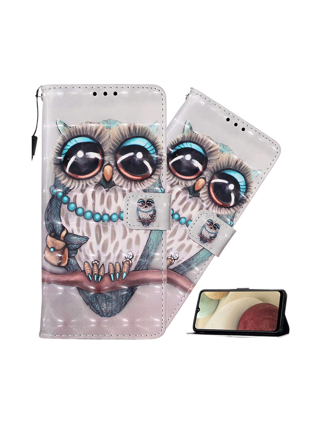 PEEPERLY Abstract Printed iPhone 16 Pro Flip Case Mobile Accessories