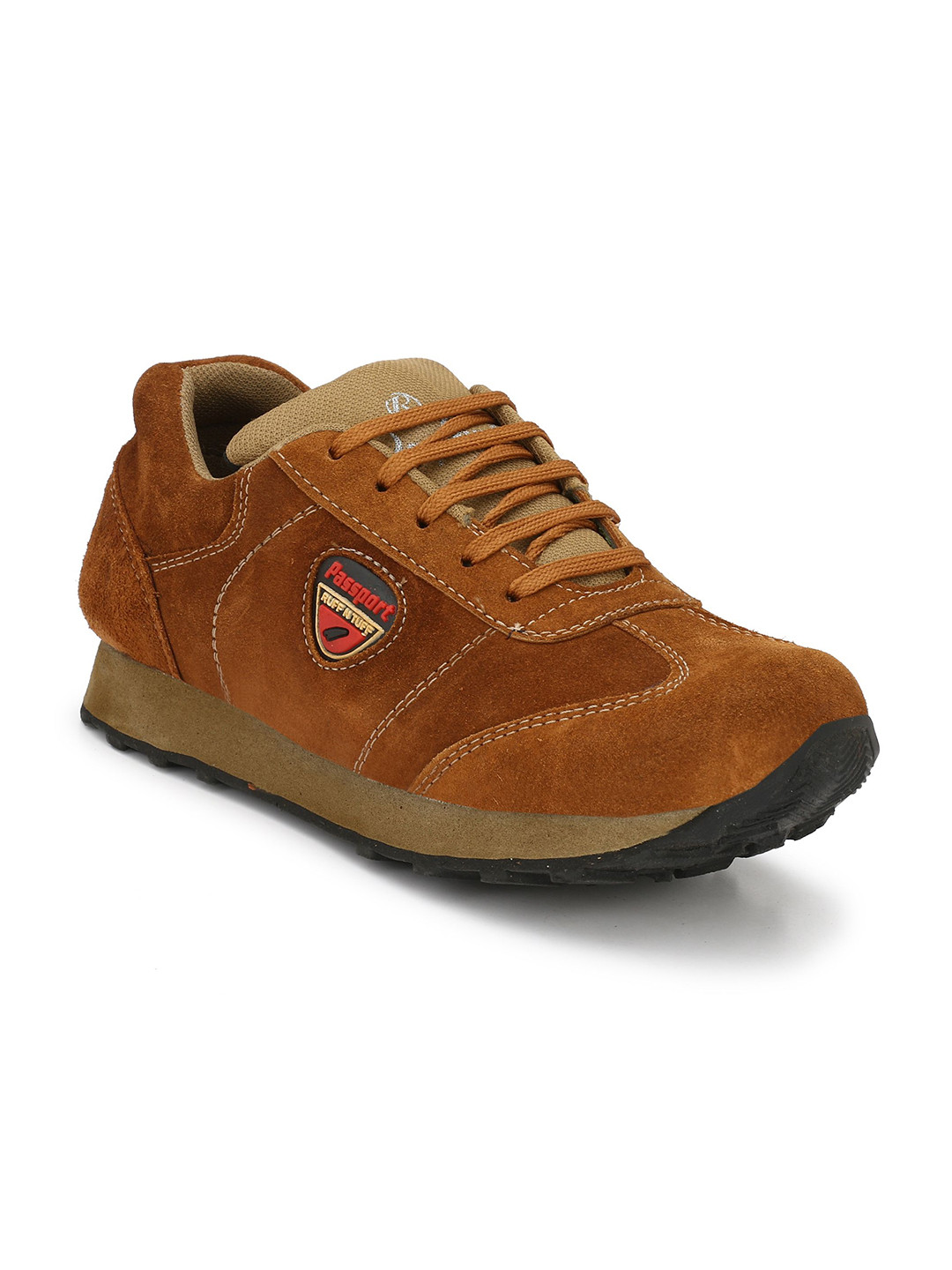 RANZAG Men Leather Walking Non-Marking Shoes