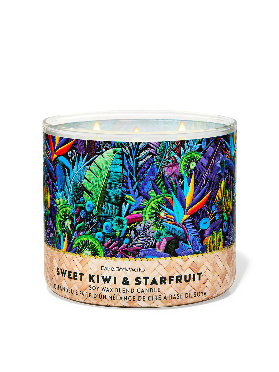 Bath & Body Works Sweet Kiwi & Starfruit 3-Wick Scented Candle - 411g
