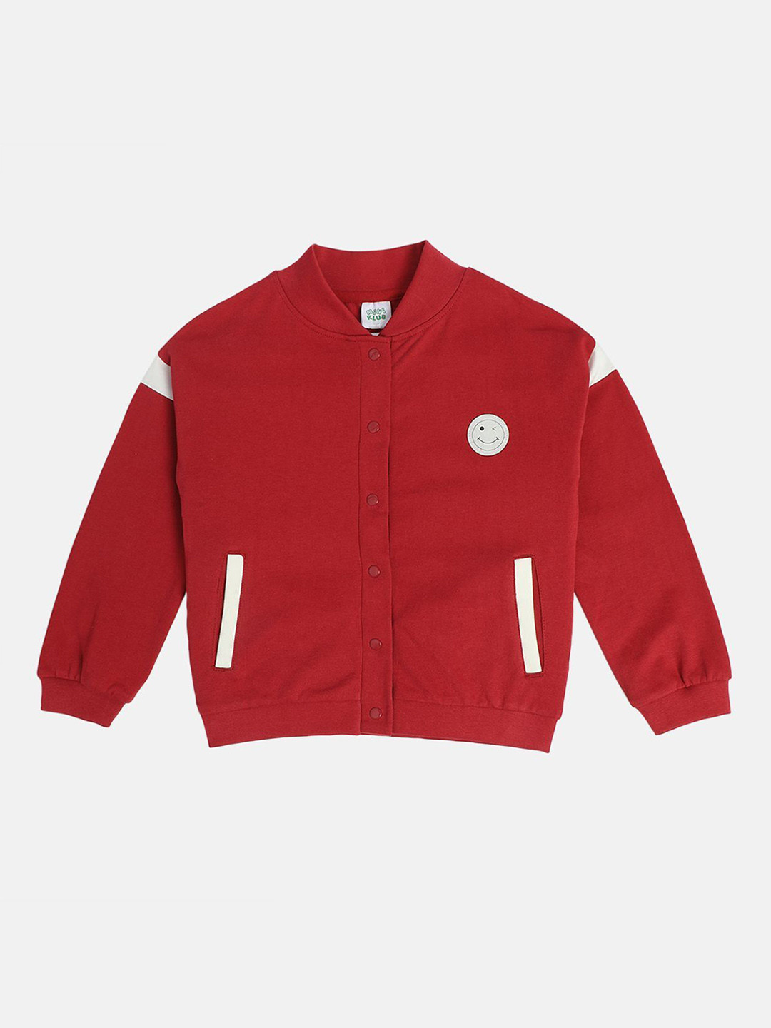 MINI KLUB Girls Bomber with Patchwork Cotton Jacket