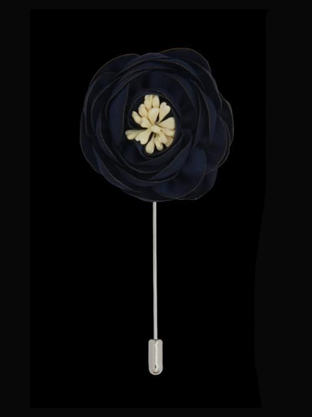 Curren Men Lapel Flower Statement Brooch
