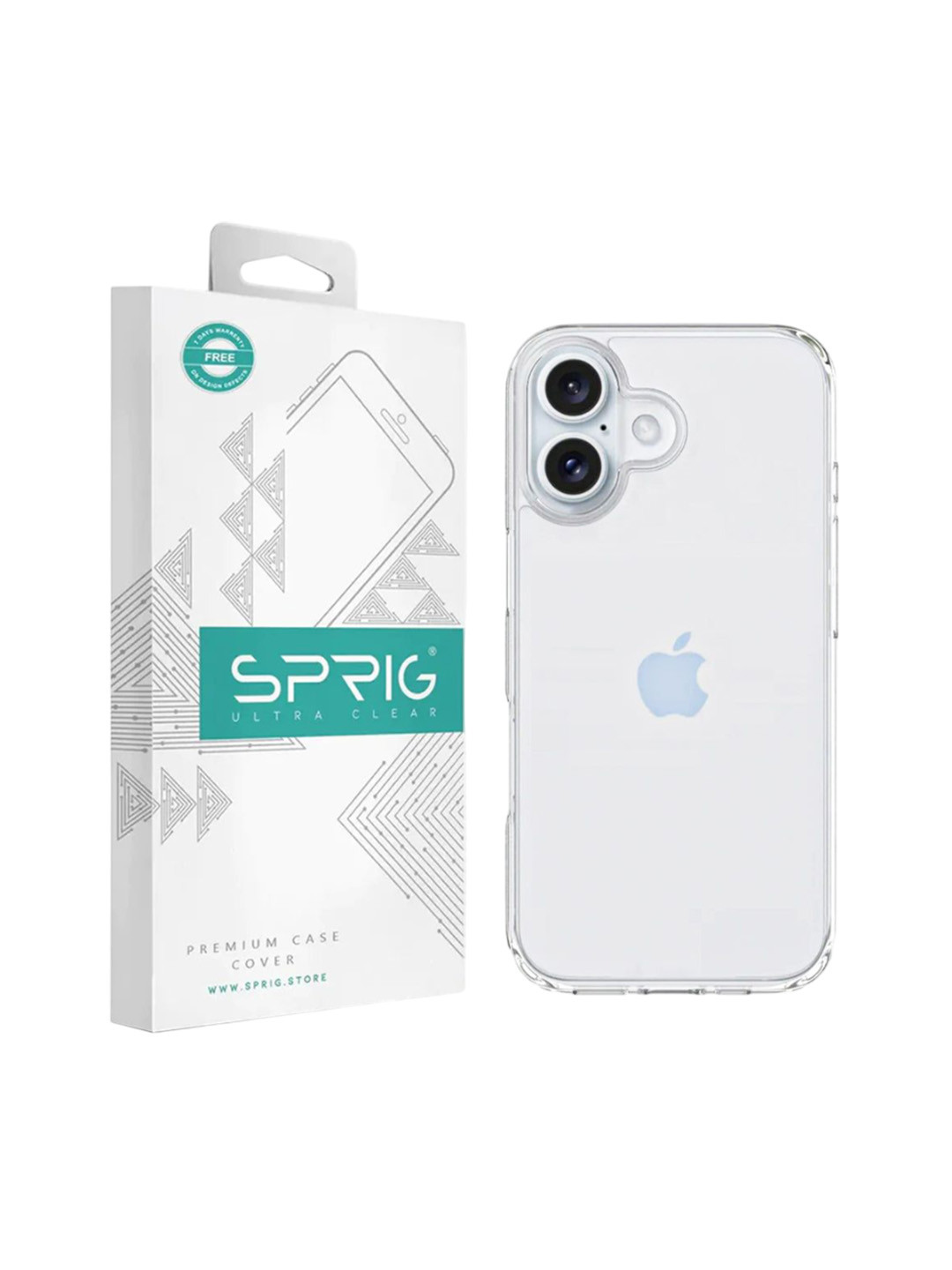 SPRIG iPhone 16 Bayer Transparent Back Cover