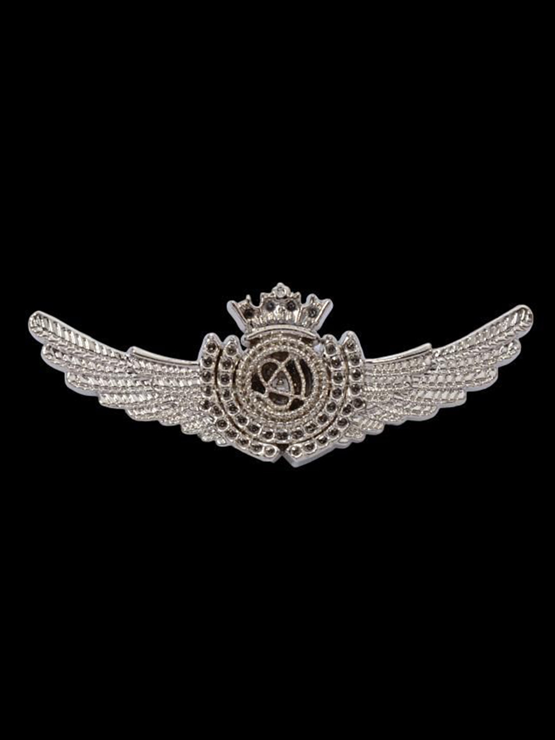 Curren Statement Retro British Crown Brooch