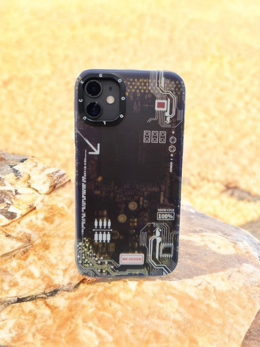 CASE CREATION Circuit Printed Polycarbonate Impact Resistant iPhone 14 Pro Back Case