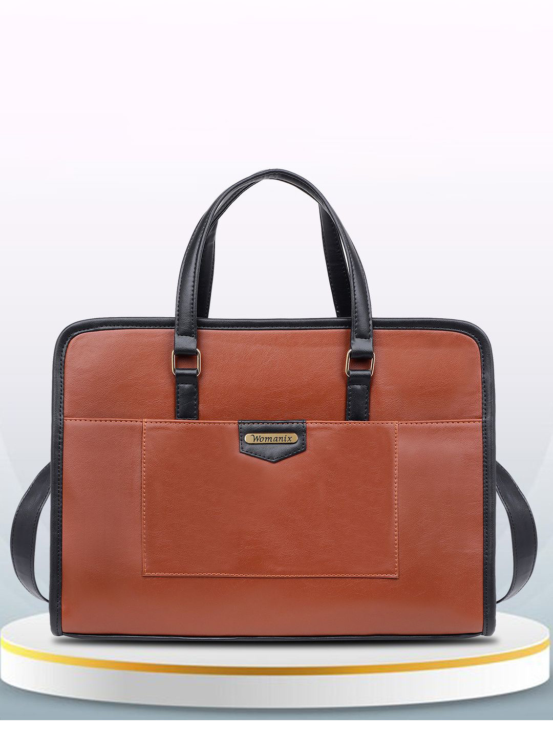 Womanix Two Handles Shopper Tote Bag