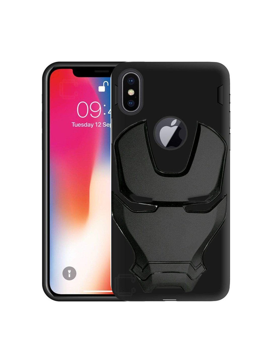 CASE CREATION Superhero 3D Feel Marvel Avengers Iron Man Silicone iPhone Xs Back Case