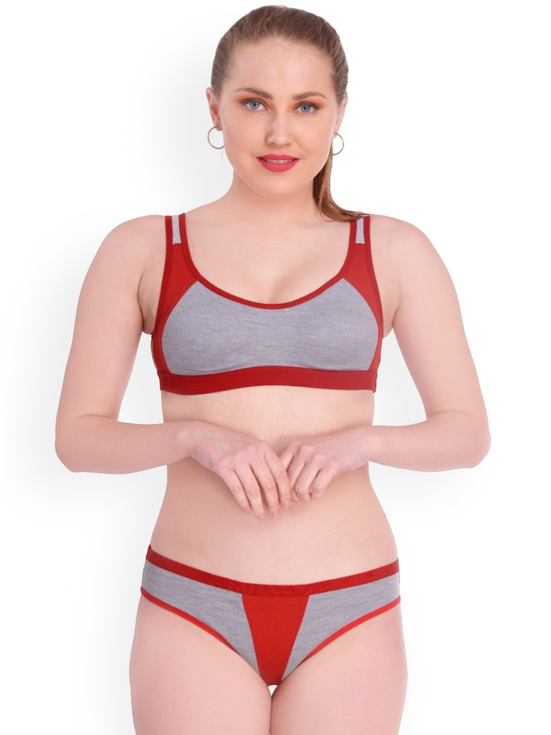 EMPISTO Mon-Padded Lingerie Set  SRE-SONI-RED-28