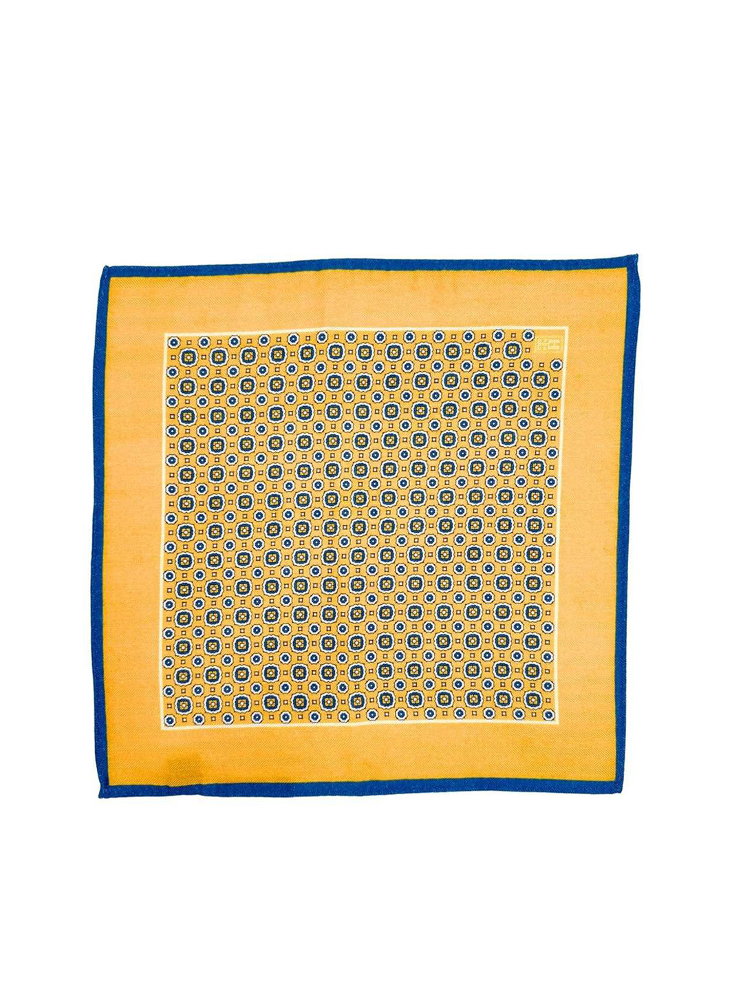 The Tie Hub Geometric Printed Woolen Pocket Square