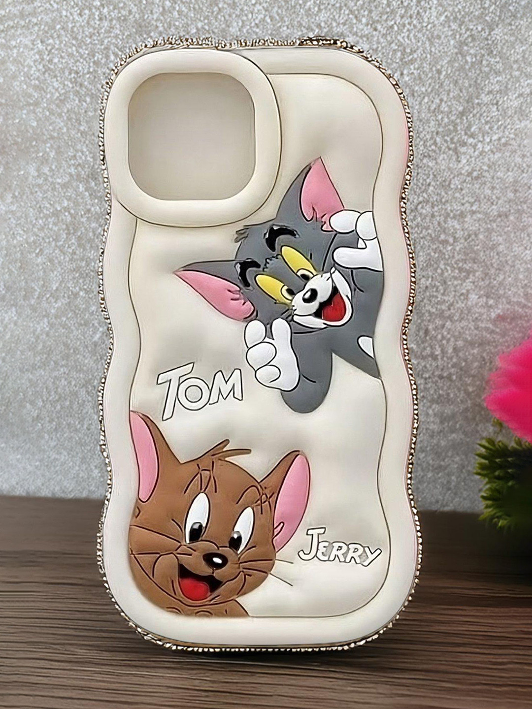 CASE CREATION Unisex Cartoon Characters Printed iPhone 14 Pro Max Mobile Accessories