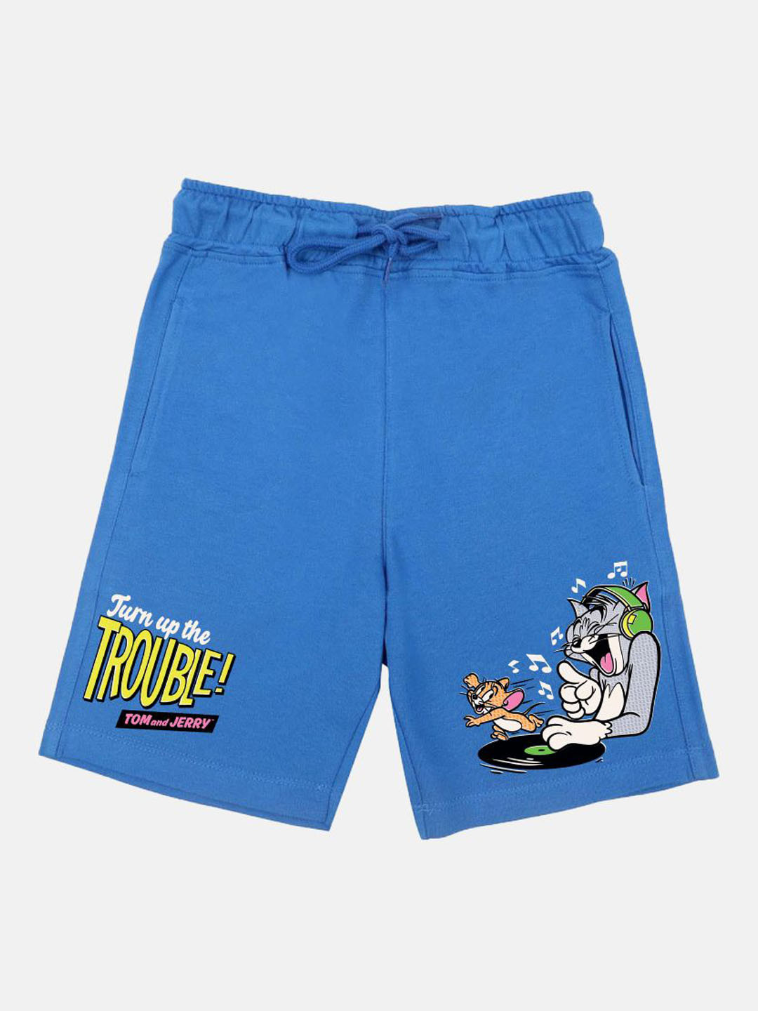 Wear Your Mind Boys Graphic Printed Tom & Jerry Regular Shorts
