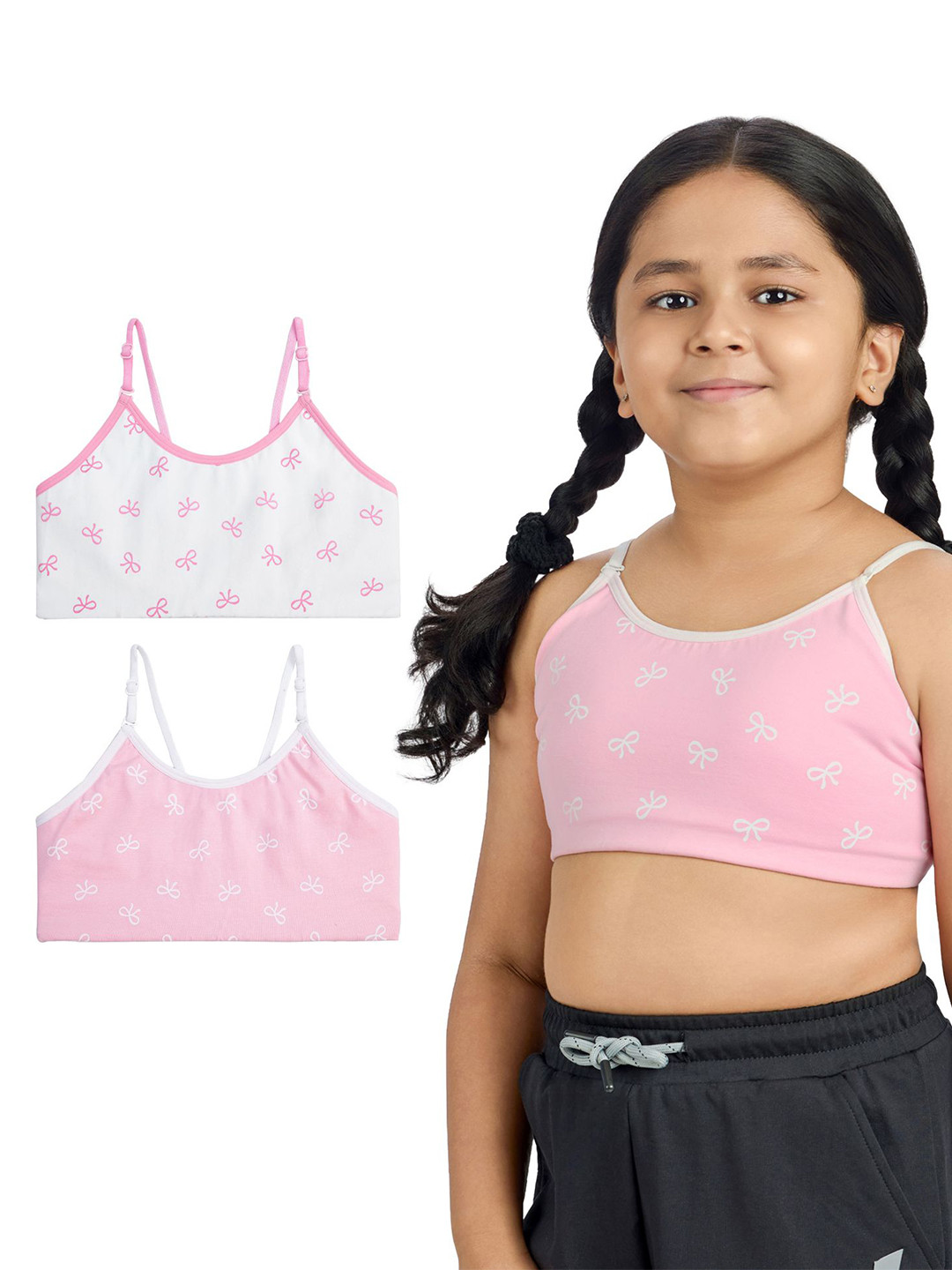 You Got Plan B Girls Pack Of 2 Graphic Printed Full Coverage Everyday Bra