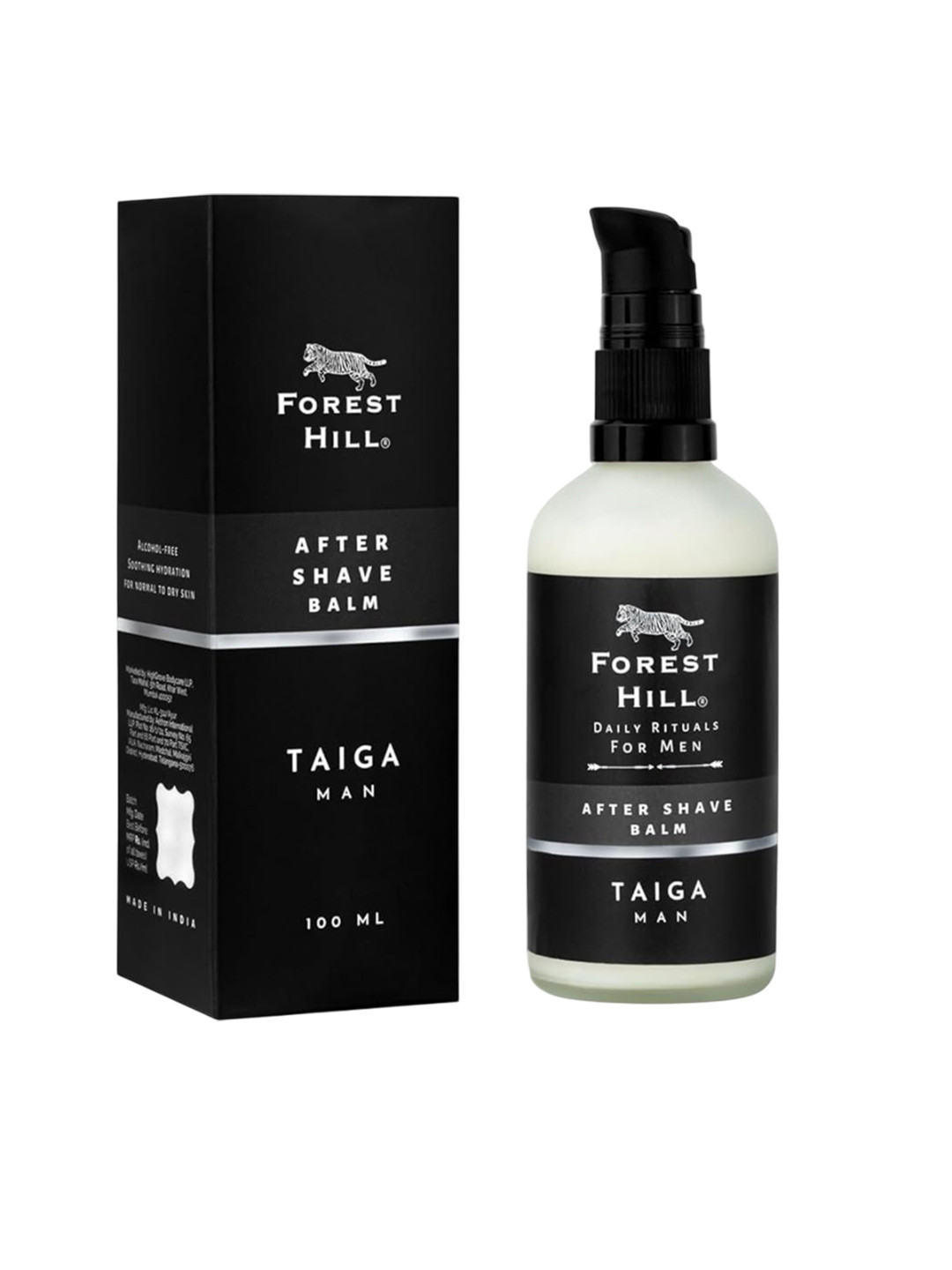 FOREST HILL Set Of 2 Pre Shave Oil -50 ml & Taiga After Shave Balm -100 ml