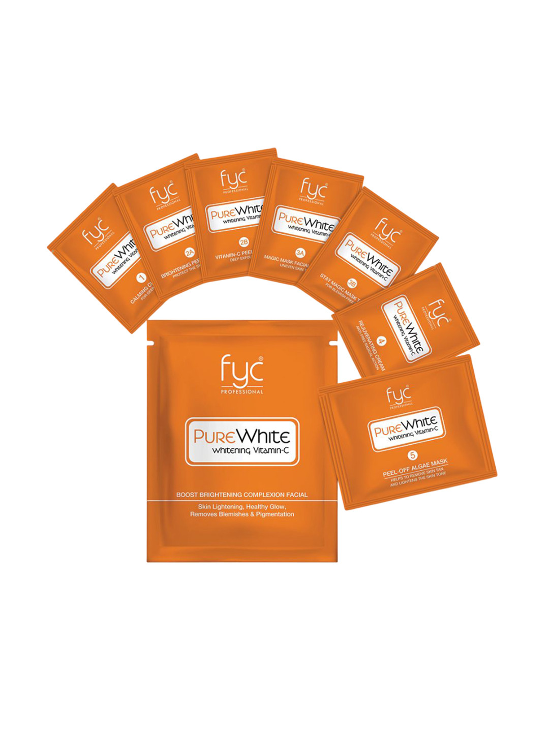 FYC Professional Set Of 2 6 Step Pure White Vitamin C Facial Kit- 95 g Each
