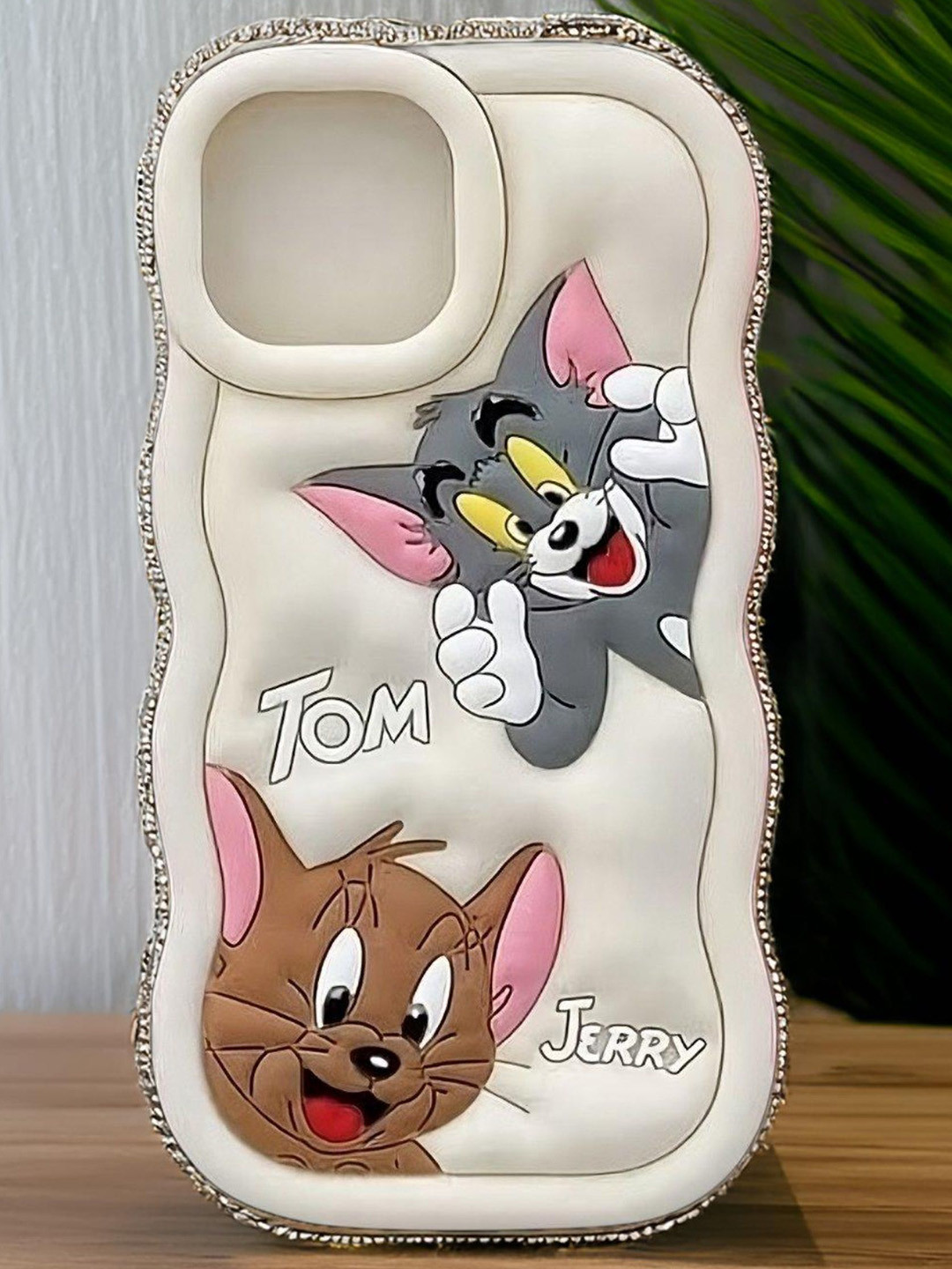 CASE CREATION Cartoon Characters Printed iPhone 13 Mini Bumper Case Mobile Accessories