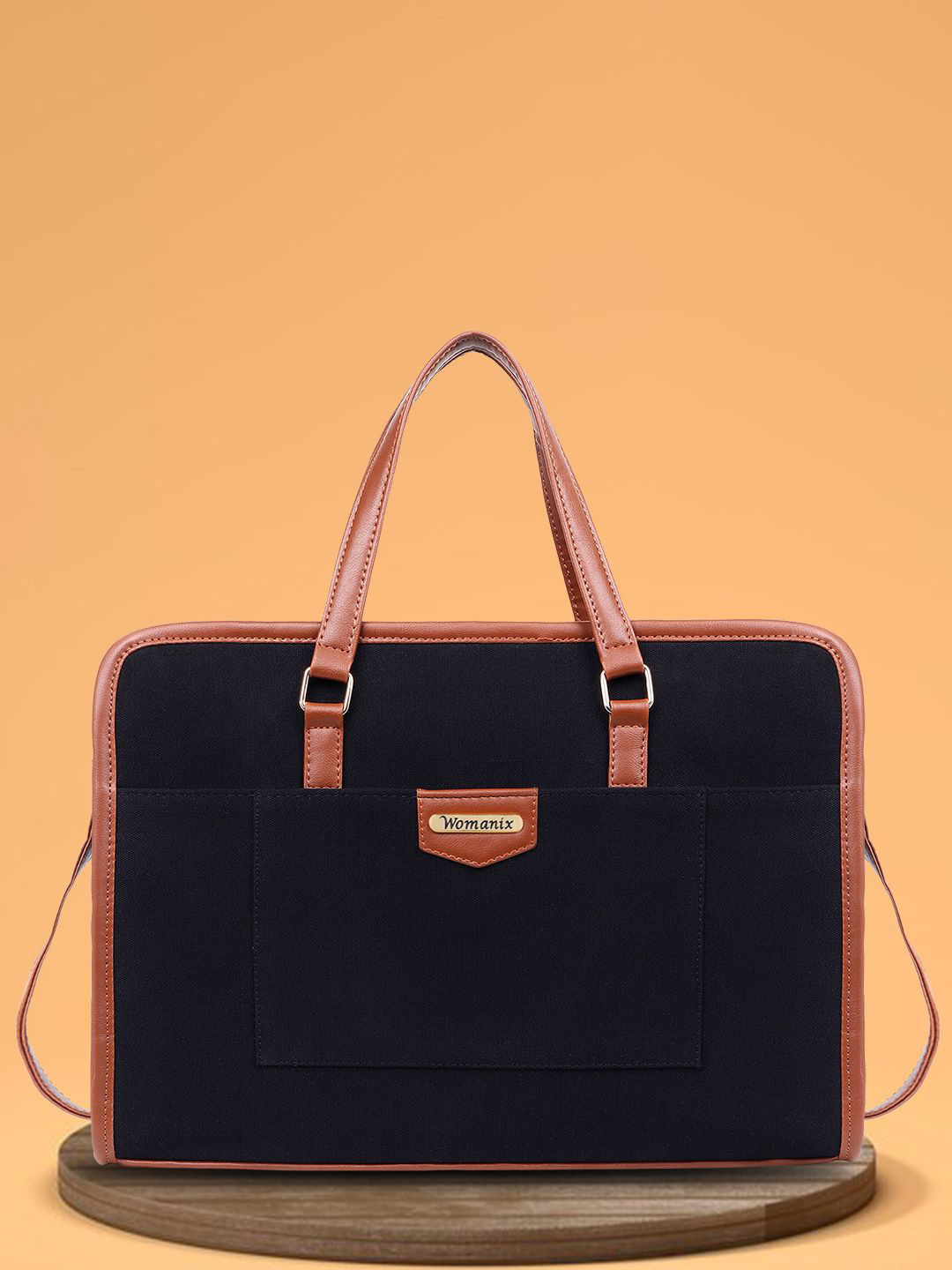 Womanix Structured Canvas Tote Bag