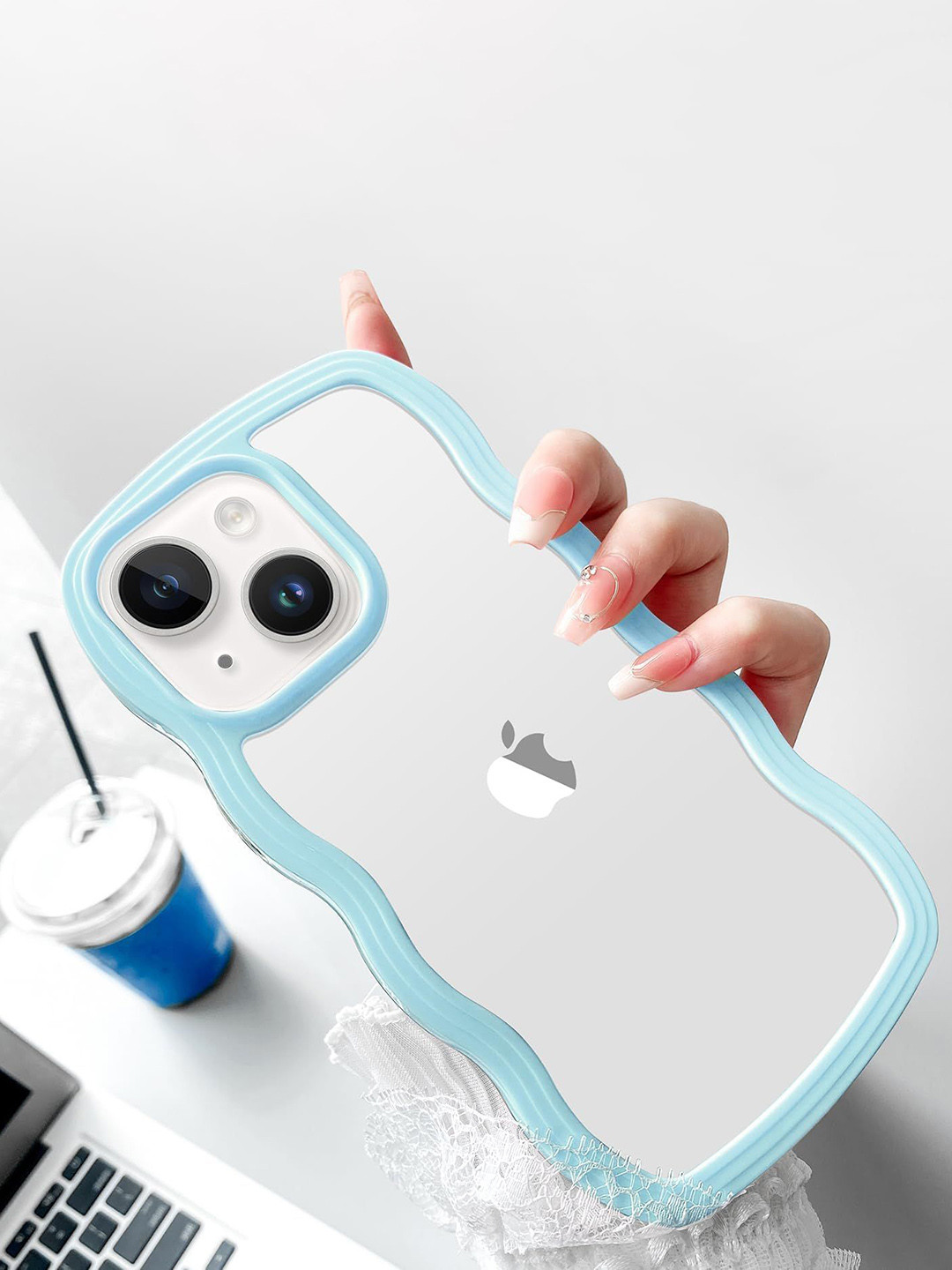 CASE CREATION Printed iPhone 15 Silicone Back Case Mobile Cover