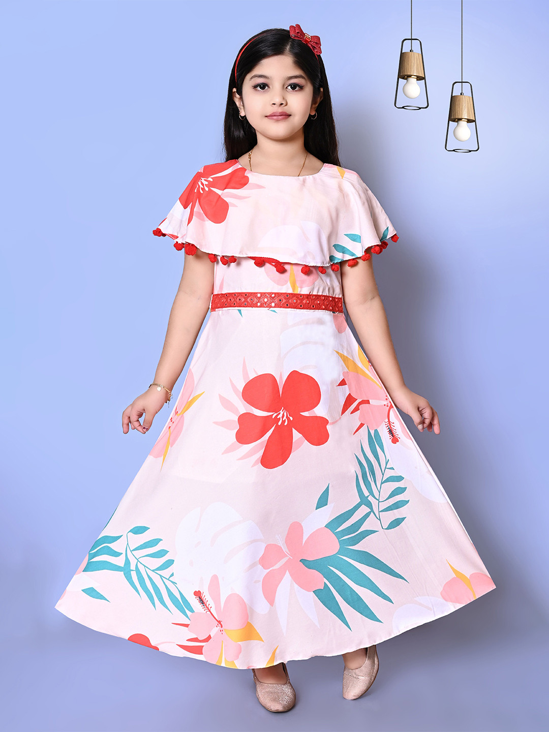 Billion Girls Floral Print Maxi Dress