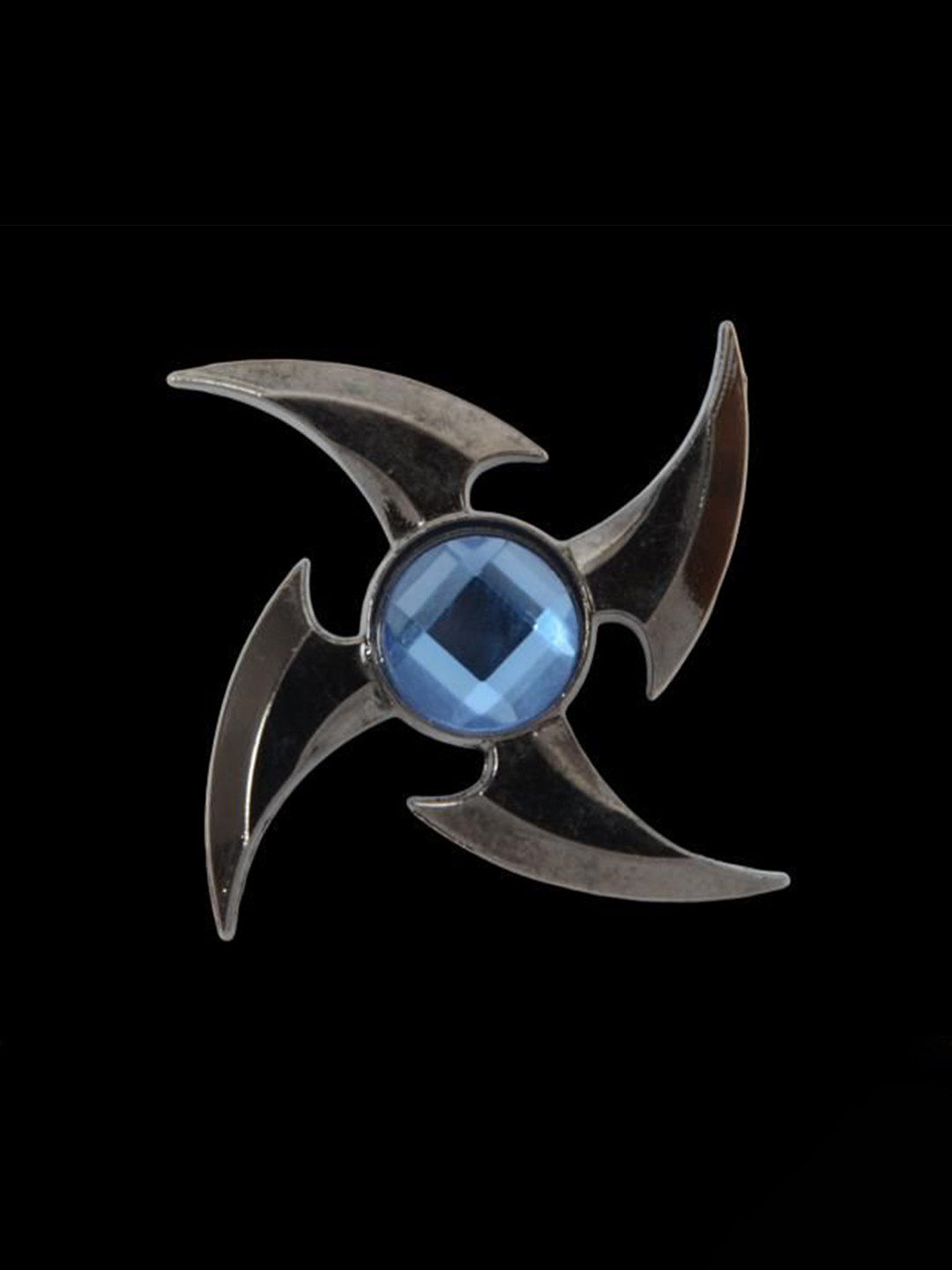 Curren Real Stones Studded Statement Brooch