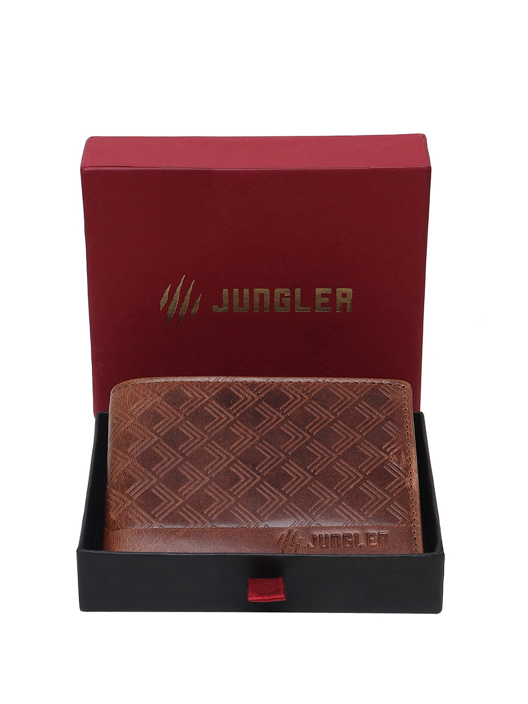 JUNGLER Men Leather Card Holder