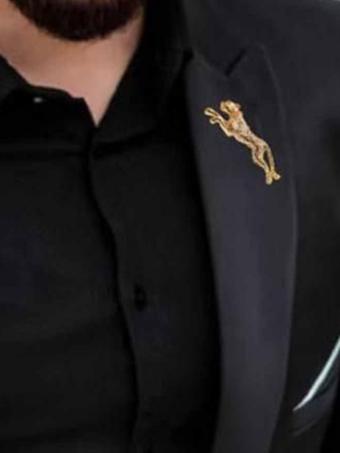 Curren Statement Jaguar Lapel PIn Brooch