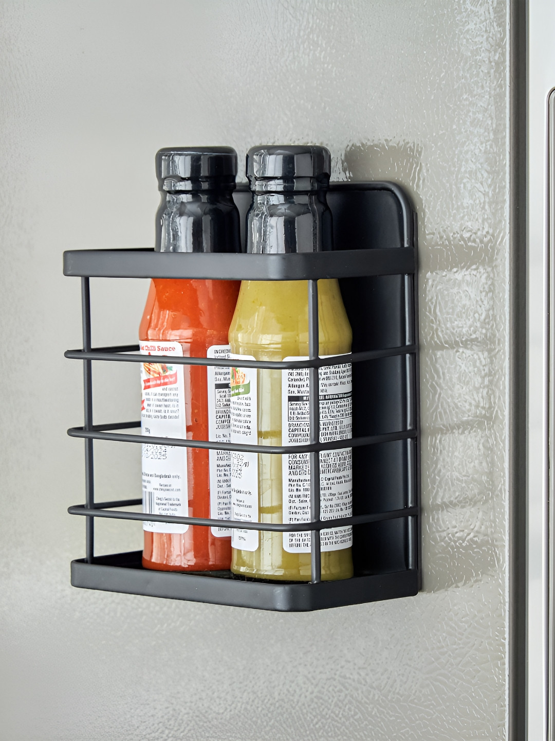 Home Centre Black Orion Hooks Magnus Metal Magnetic Organisers