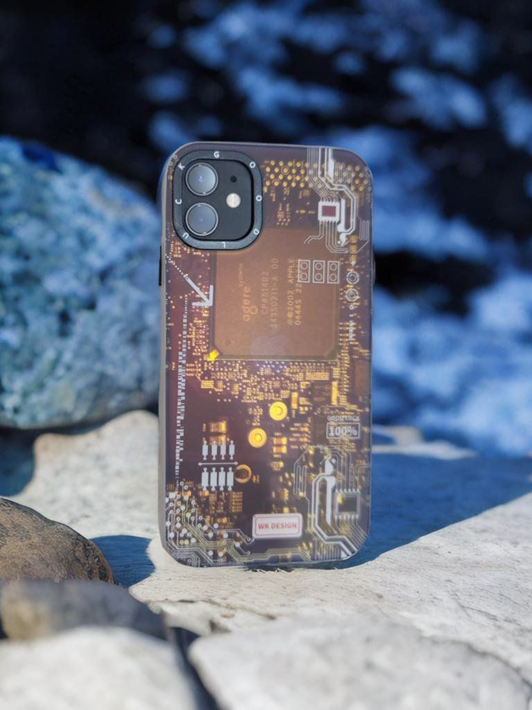 CASE CREATION Abstract Techno Art AI Printed  Polycarbonate iPhone 14 Pro Max Bumper Case