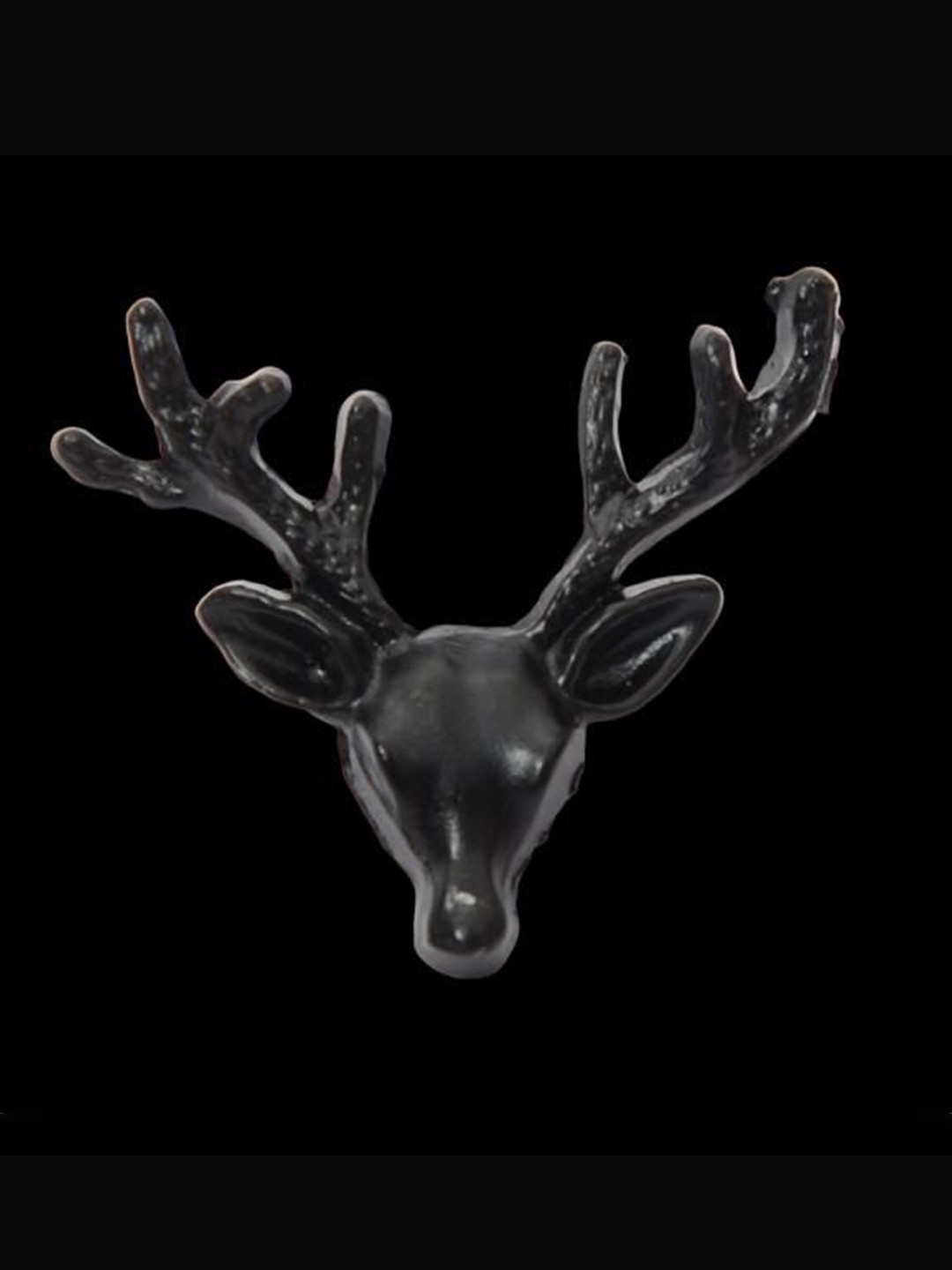 Curren Deer Reindeer Head Lapel Animal Pin Statement Brooch