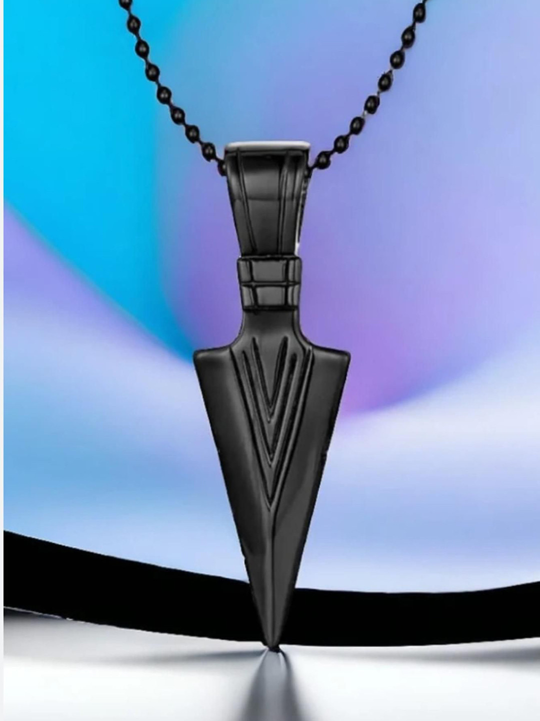 RSPR Stainless Steel Arrow Pendant With Chain