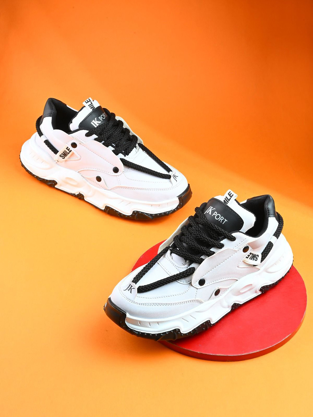 JK Port Men Lightweight Lace-Ups Sneakers