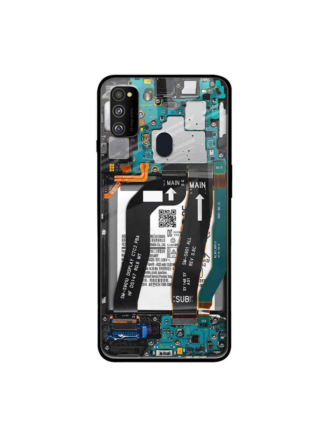 QRIOH Quirky Printed Samsung Galaxy M30S Back Case Mobile Accessories