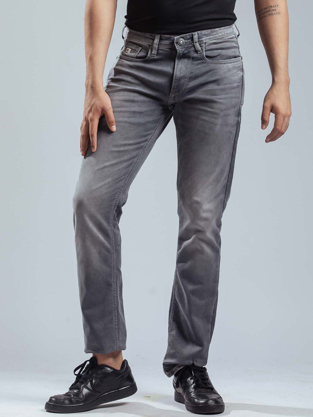 nostrum Men Greymon Straight Fit Denim Jeans