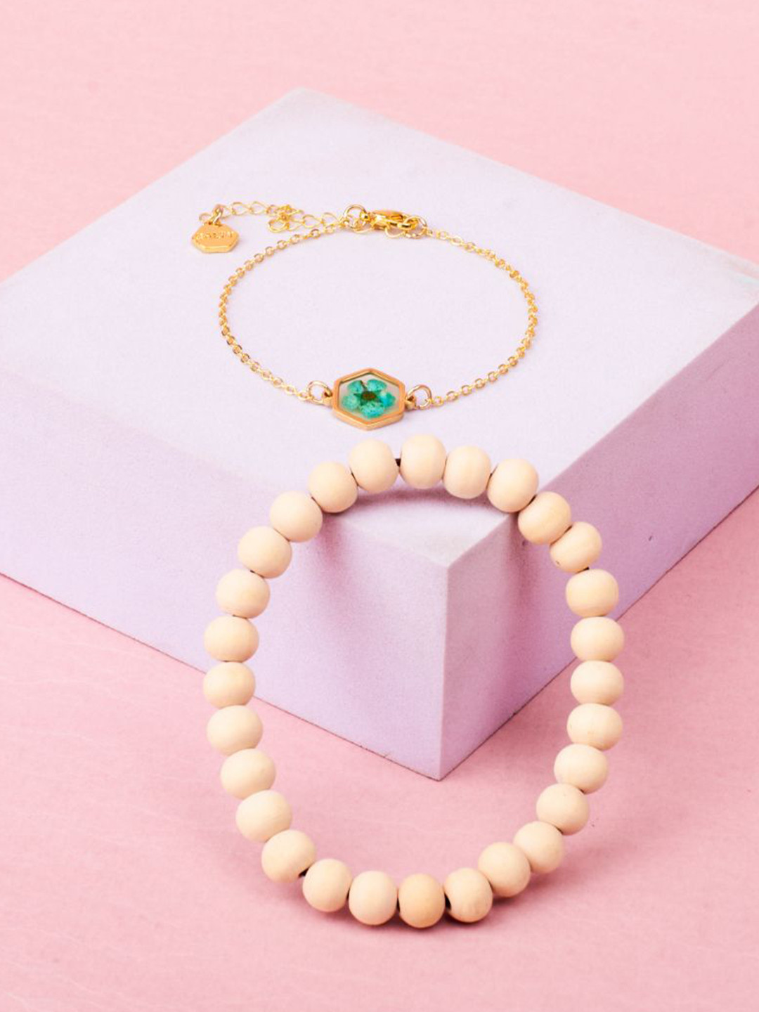 SALTY Set Of 2  Aurora & December Calm Bracelets