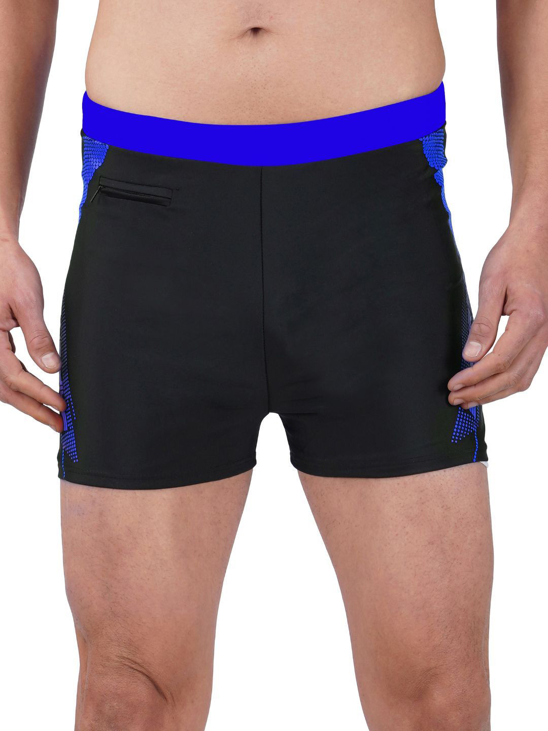 SHIFTER Mens Short Jammers Quick-Dry Swim Shorts with Compression Support